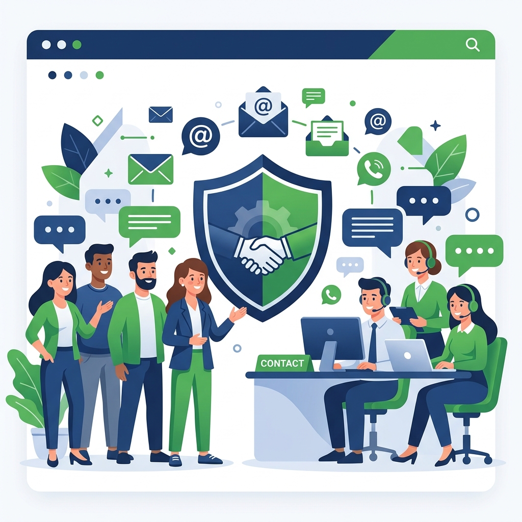 Contact Us Illustration