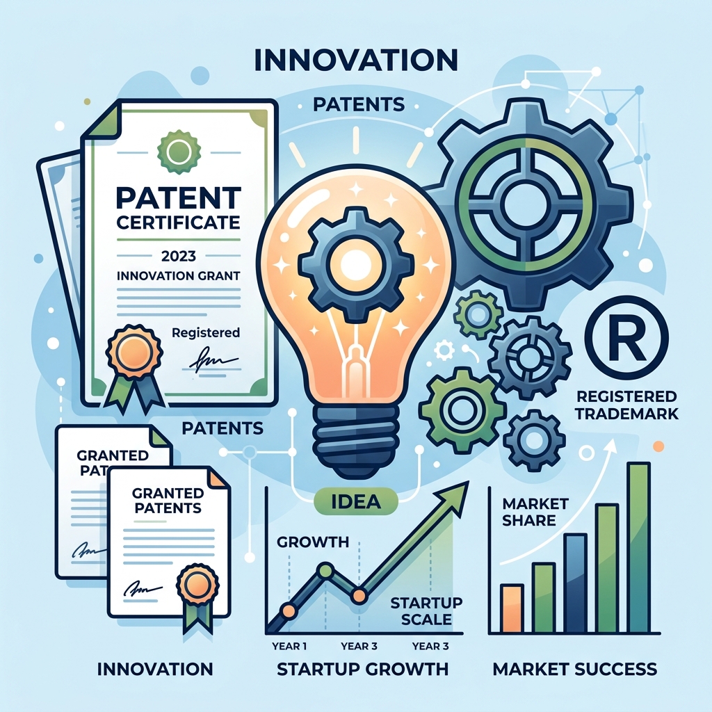Innovation & IPR Illustration